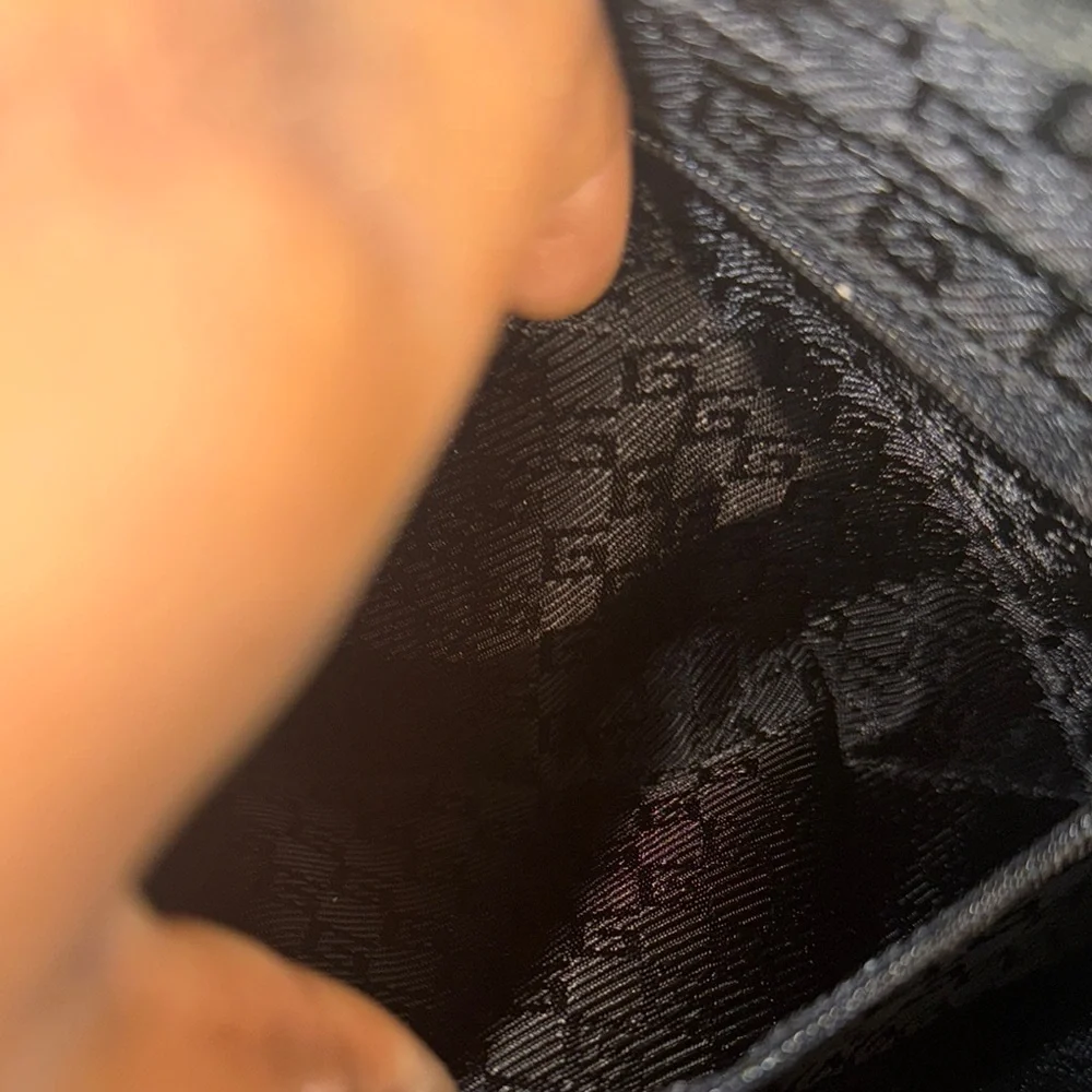 Authentic Gucci Black LeatherJackie Shoulder Bag